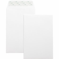 Business Source Self-Seal 6inx9in Catalog Envelopes - Catalog - 6in Width x 9in Length - 28 lb - Self-sealing - Wove - 100 / Box - White