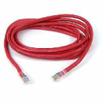 Belkin - Patch cable - RJ-45 (M) to RJ-45 (M) - 30 ft - UTP - CAT 5e - molded, snagless - red - for Omniview SMB 1x16, SMB 1x8; OmniView IP 5000HQ; OmniView SMB CAT5 KVM Switch