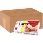 Goldmax Disposable Powder-Free Latex Gloves, Large, Natural, 100 Per Pack, Case Of 10 Packs