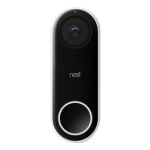 Google Nest Hello Doorbell Video, Black/White