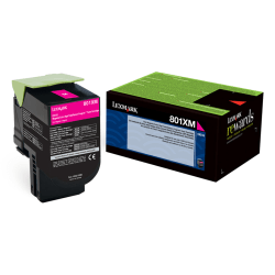 Lexmark 80C1XM0 High-Yield Magenta Toner Cartridge