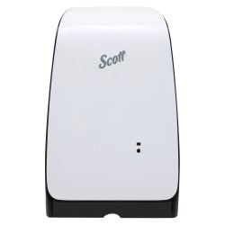 Scott Electronic Touchless Cassette Skin Care Dispenser, 4-1/2inH x 7-5/8inW x 12-7/8inD, White