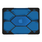 iBenzer Hexpact - Notebook shell case - 13.3in - transparent blue - for Apple MacBook Air 13.3in (Mid 2012, Mid 2013, Early 2014, Early 2015, Mid 2017)