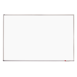 Quartet Porcelain Magnetic Dry-Erase Whiteboard, 48in x 144in, Aluminum Frame With Silver Finish