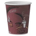 Solo Cup Paper Hot Cups, 10 Oz., Maroon, Carton Of 300