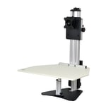 Ergo Desktop Electric Kangaroo Pro Stand, 27 1/2inH x 28inW x 28inD, Putty, Standard Delivery