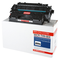 MicroMICR Remanufactured High-Yield Black MICR Toner Cartridge Replacement For HP 80X 1, M425, THN-80X 1