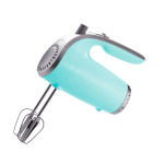 Brentwood Lightweight 5-Speed Electric Hand Mixer, Blue