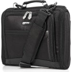 Mobile Edge Express Carrying Case (Briefcase) for 14.1in Notebook, Chromebook - Black - 1680D Ballistic Nylon Body - Shoulder Strap, Handle - 10.5in Height x 15in Width x 3in Depth