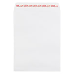 JAM Paper Open End Envelopes, 8-3/4in x 11-1/2in, Peel & Seal, White, Pack Of 50 Envelopes