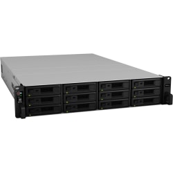 Synology RackStation RS3618xs SAN/NAS Storage System - Intel Xeon D-1521 2.40 GHz - 12 x HDD Supported - 144 TB Supported HDD Capacity - 12 x SSD Supported - 8 GB RAM