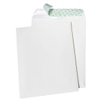 Quality Park Tech-No-Tear Catalog Envelopes, 9in x 12in, Self-Adhesive, White, Box Of 100