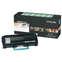 Lexmark E260A11A Return Program Black Toner Cartridge