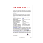 ComplyRight Federal Contractor Posters, National Labor Relations Act, Spanish, 11in x 17in