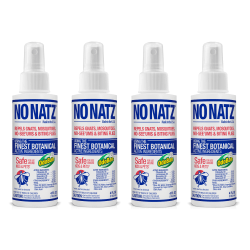 No Natz Botanical Bug Repellent, 2 Oz, Pack Of 12 Bottles