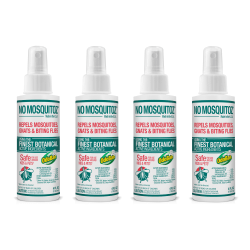 No Natz No Mosquitoz Botanical Bug Repellent, 2 Oz, Pack Of 6 Bottles