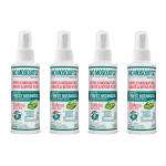 No Natz No Mosquitoz Botanical Bug Repellent, 4 Oz, Pack of 4 Bottles