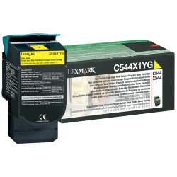 Lexmark C544X1YG High-Yield Yellow Toner Cartridge