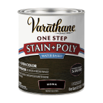 Varathane One Step Stain + Poly, 32 Oz, Kona Semi-Gloss, Pack Of 2 Cans