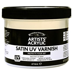 Winsor & Newton Artists Acrylic UV Varnish, Matte, 237 mL