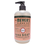 Mrs. Meyers Clean Day Liquid Hand Soap, Geranium Scent, 12.5 Oz, Carton Of 6 Bottles