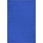 Joy Carpets Kid Essentials Solid Color Rectangle Area Rug, Endurance, 12ft x 7"6in, Royal Blue