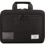 Solo Carrying Case for 13.3in Chromebook, Notebook - Black - Drop Resistant, Bacterial Resistant, Water Resistant - Fabric Body - Handle - 1 Each