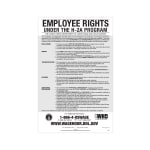 ComplyRight Federal Specialty Posters, Employee Rights Under The H-2A Program, English, 11in x 17in