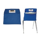 Seat Sack Chair Pocket, Small, 12in, Blue, Pack Of 2