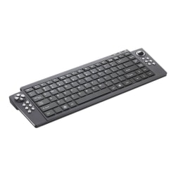 SMK-Link Rechargeable Wireless Media Keyboard, Black