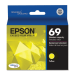 Epson 69 DuraBrite Ultra Yellow Ink Cartridge, T069420-S