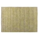 Baxton Studio Leora Hand-Tufted Viscose Blend Area Rug, 5-1/4ft x 7-1/2ft, Lime Green/Gray