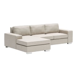 Zuo Modern Amsterdam Sofa, Beige/Black