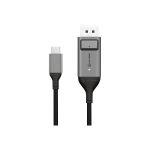 ALOGIC Ultra - DisplayPort cable - 24 pin USB-C (M) to DisplayPort (M) - 3.3 ft - 4K support - space gray