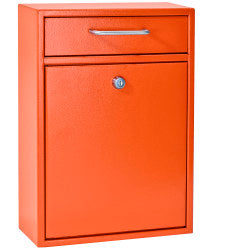 Mail Boss Mail Manager Locking Security Mailbox, 11-1/4inH x 10-3/4inW x 21inD, Bronze