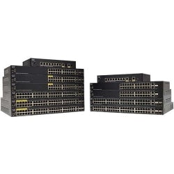 Cisco 250 Series SF250-48 - Switch - smart - 48 x 10/100 + 2 x 10/100/1000 + 2 x combo Gigabit SFP + 2 x Gigabit SFP - rack-mountable