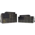 Cisco SF250-48 48-Port 10 100 Smart Switch - 48 Ports - Manageable - Gigabit Ethernet, Fast Ethernet - 10/100Base-TX, 1000Base-X, 10/100/1000Base-TX - 2 Layer Supported - Modular - 2 SFP Slots - Twisted Pair, Optical Fiber - Lifetime Limited Warranty