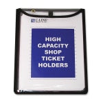 C-Line Heavyweight Vinyl Shop Ticket Holders, 9in x 12in, Pack Of 15