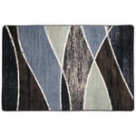 Flagship Carpets Printed Rug, 4ftH x 6ftW, Waterford Blue