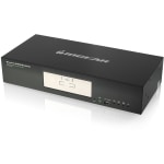 IOGEAR 2-Port Dual View Dual-Link DVI Secure KVM Switch - 2 Computer(s) - 1 Local User(s) - 3840 x 2160USB - 6 x DVI - Desktop - TAA Compliant