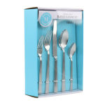 Martha Stewart Carlyle Flatware Set, Silver