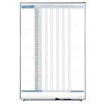 Quartet Matrix In/Out Board, 34in x 23in, Aluminum Frame With Silver Finish