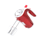 Better Chef 5-Speed Electric Hand Mixer, 5inH x 3-1/4inW x 7-1/4inD, Red