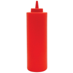 Winco Squeeze Bottle, 24 Oz, Red