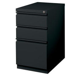 Bush Business Furniture Components 21inD Vertical 3-Drawer Mobile File Cabinet, Mocha Cherry, Standard Delivery