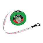 Learning Advantage Fiberglass Wind-Up Tape Measures, 33ft, Green, Pack Of 2