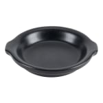 Foundry Ceramic Round Au Gratin Dishes, 10 Oz, Black, Pack Of 24 Dishes