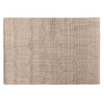 Baxton Studio Judian Handwoven Wool Area Rug, 5-1/4ft x 7-1/2ft, Ivory