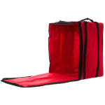 American Metalcraft Standard Nylon Pizza Delivery Bag, 27inH x 19inW x 19inD, Red