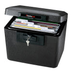 SentrySafe 1170 Security Fire File, 13 3/5inH x 15 3/10inW x 12 1/10inD, Black